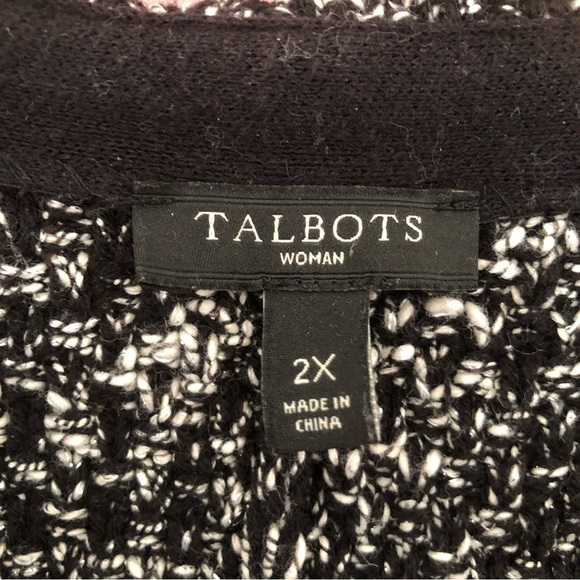 💓 Sz2X Talbots knit sweater cardigan - Picture 6 of 7